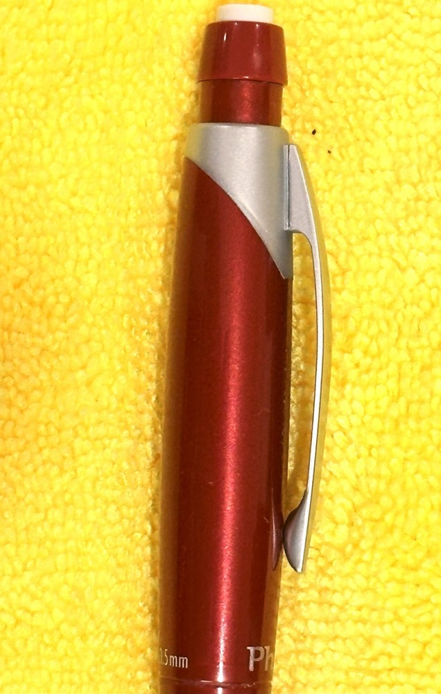 Paper Mate PhD ULTRA .5mm Pencil Fire Red infused with advanced Tech