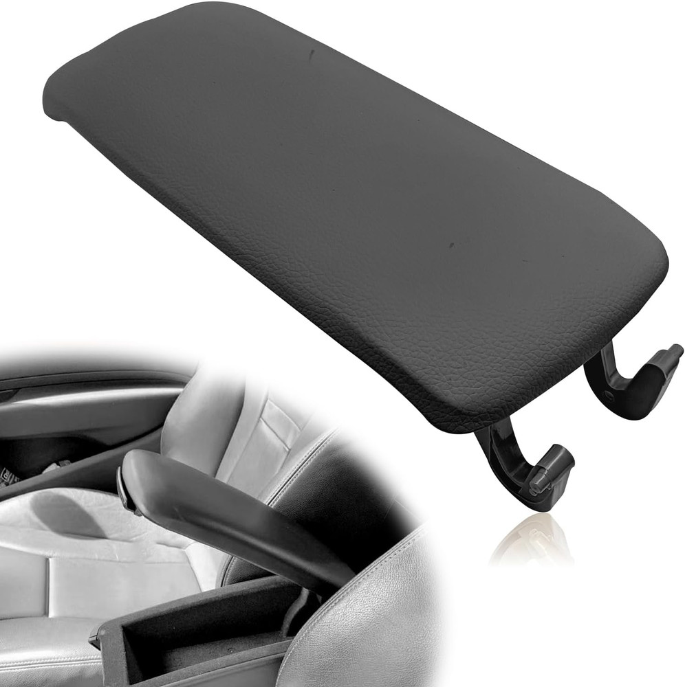 Car Leather Armrest Center Box Console Lid Cover Replacement for A4 S4 A6 2000-2