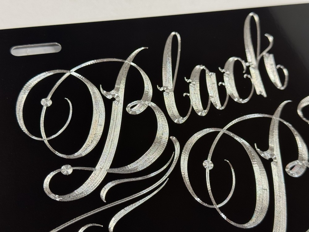 Custom Personalized Car Tag 🔥Diamond Etched Engraved Front Metal License Plate