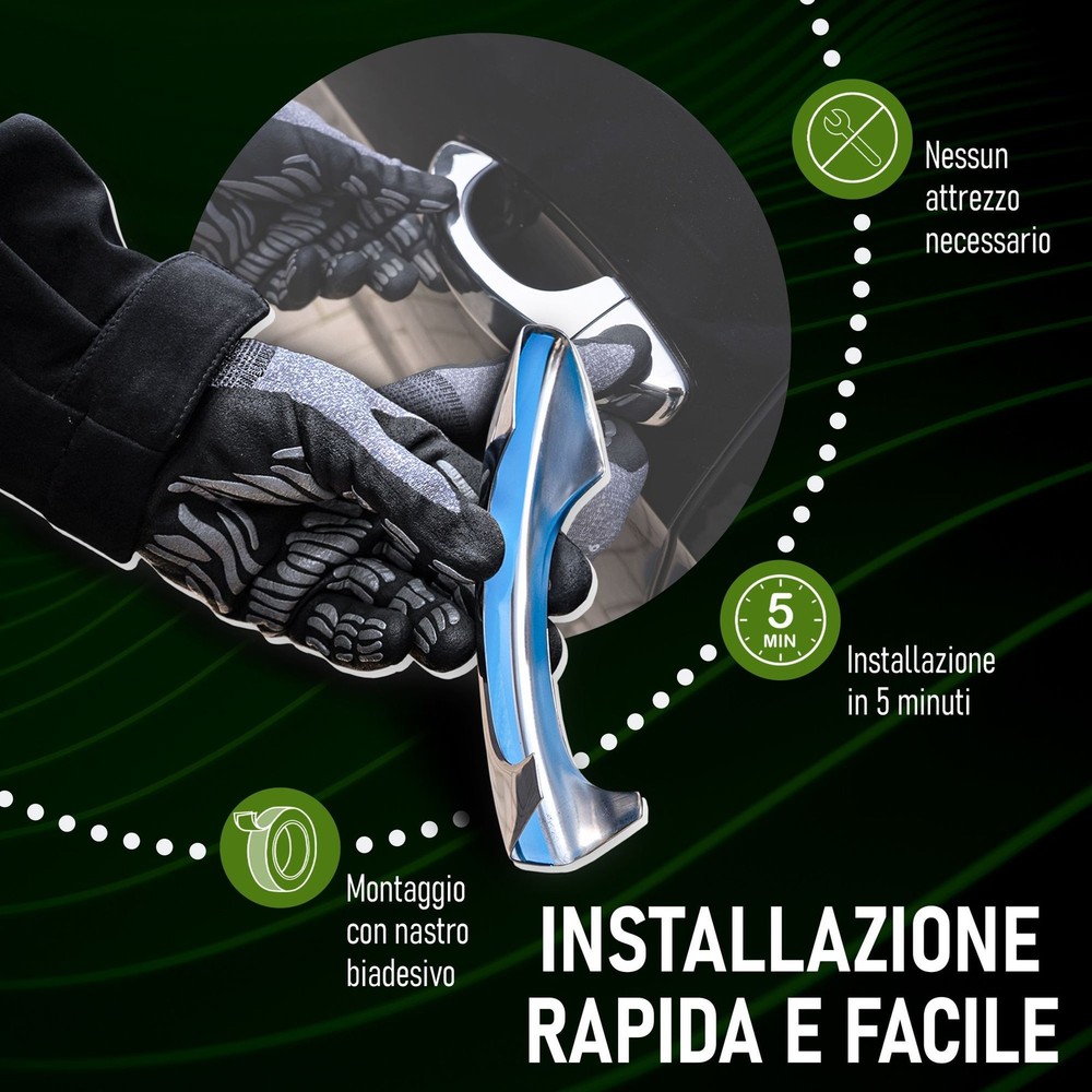 Tailgate Handle Cover for Volkswagen VW Caddy 2020 - Chrome