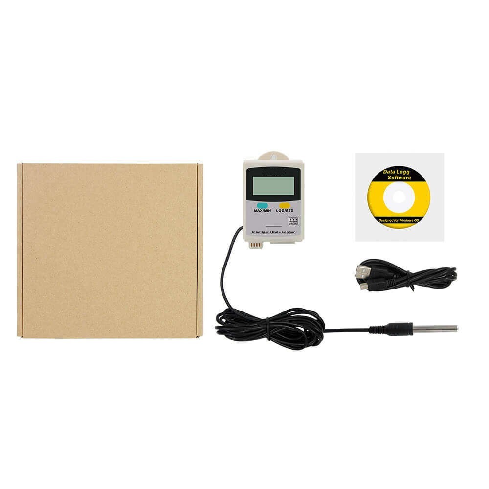 Lab Temperature Data Logger External Single Temperature Sensor USB Interface