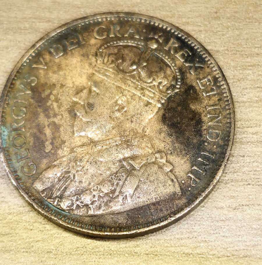 1918 Canada One Cent Coin George V