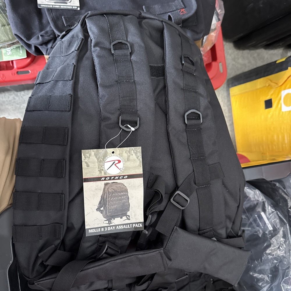 Rothco MOLLE II 3 Day Assault Pack New Black