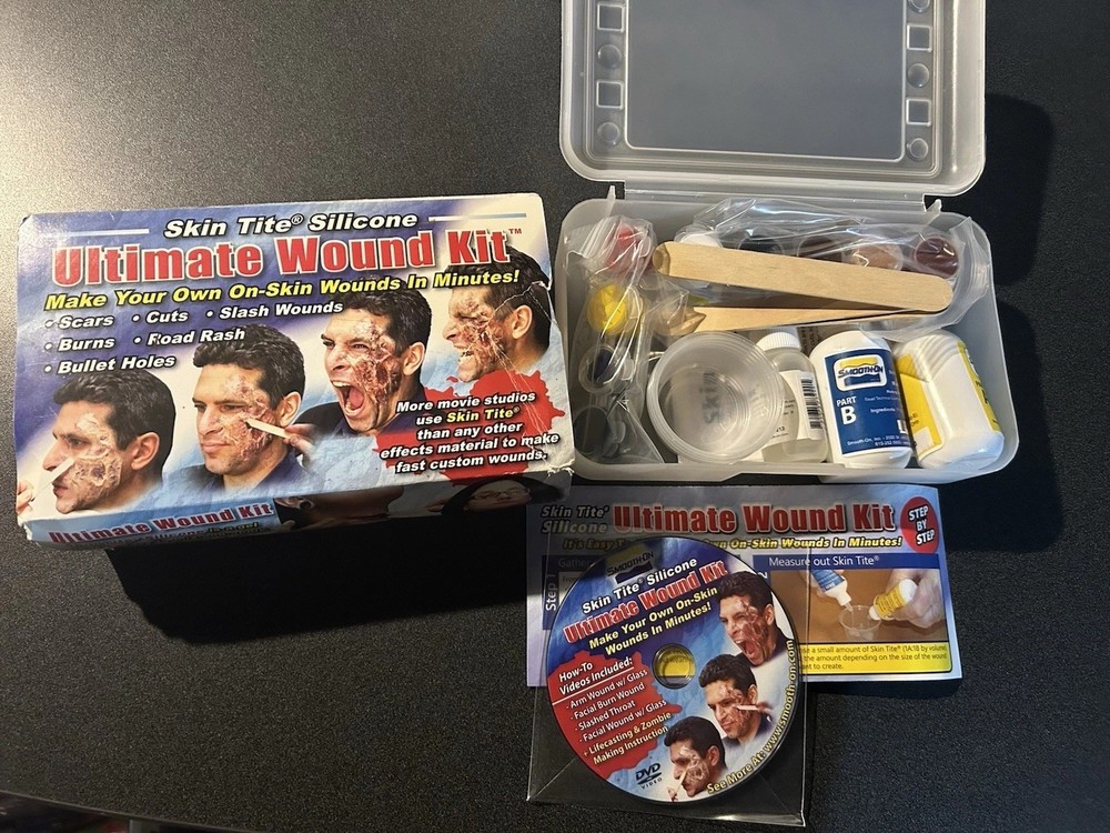 Skin Tite Silicone Ultimate Wound Kit - Visual Effects - Halloween