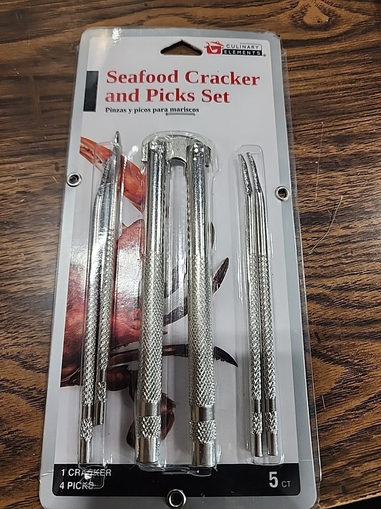 Culinary Elements, 5-piece Seafood (nut) Cracker & Picks Set