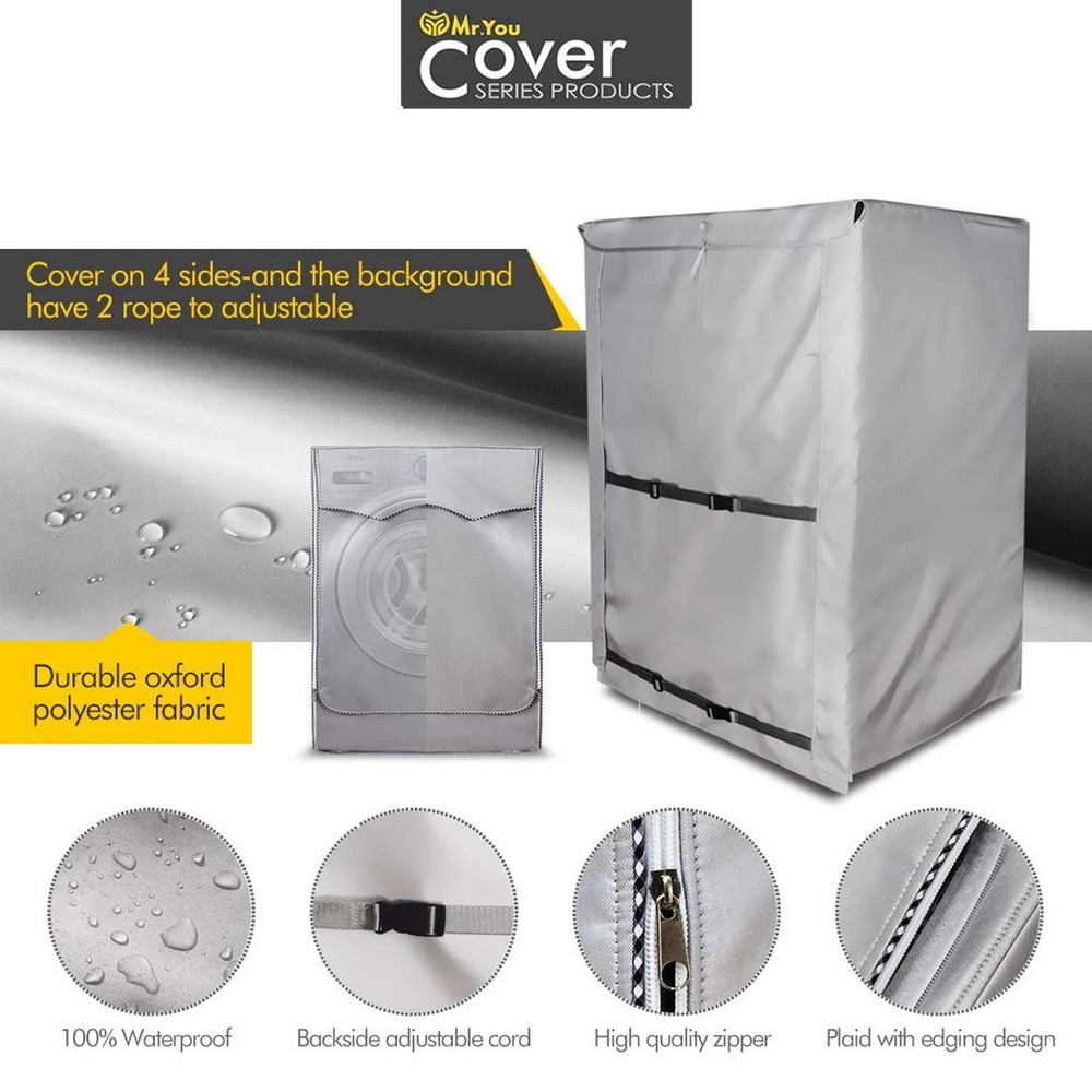 Washing Machine Cover Washer Cover Dryer Cover for Front-loading Machine Wate...