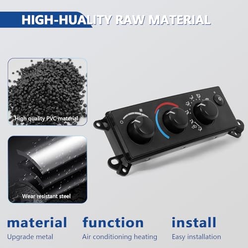 Heater Climate Control Panel Module Fits 2006-2007 Ram 1500 Ram 2500 Ram 3500,