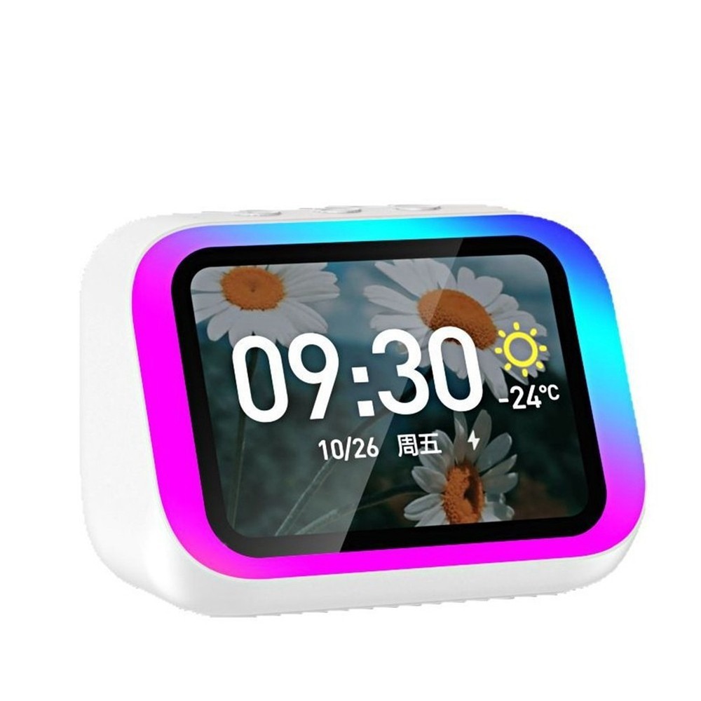 Intelligent  Screen Bluetooth Clock Speaker with Temperature Display7211