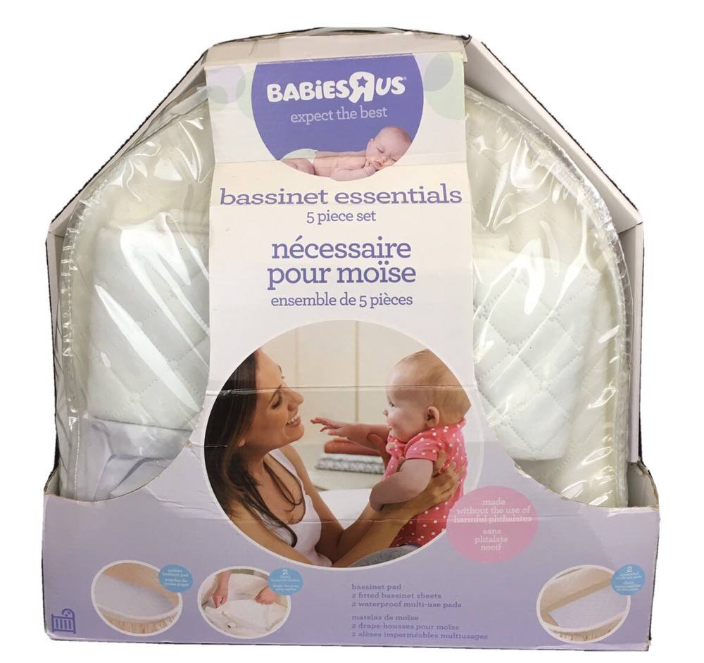 Vintage BABIES R US Bassinet Essentials 5 Piece Set