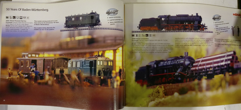 Marklin New Items for 2002 Catalog