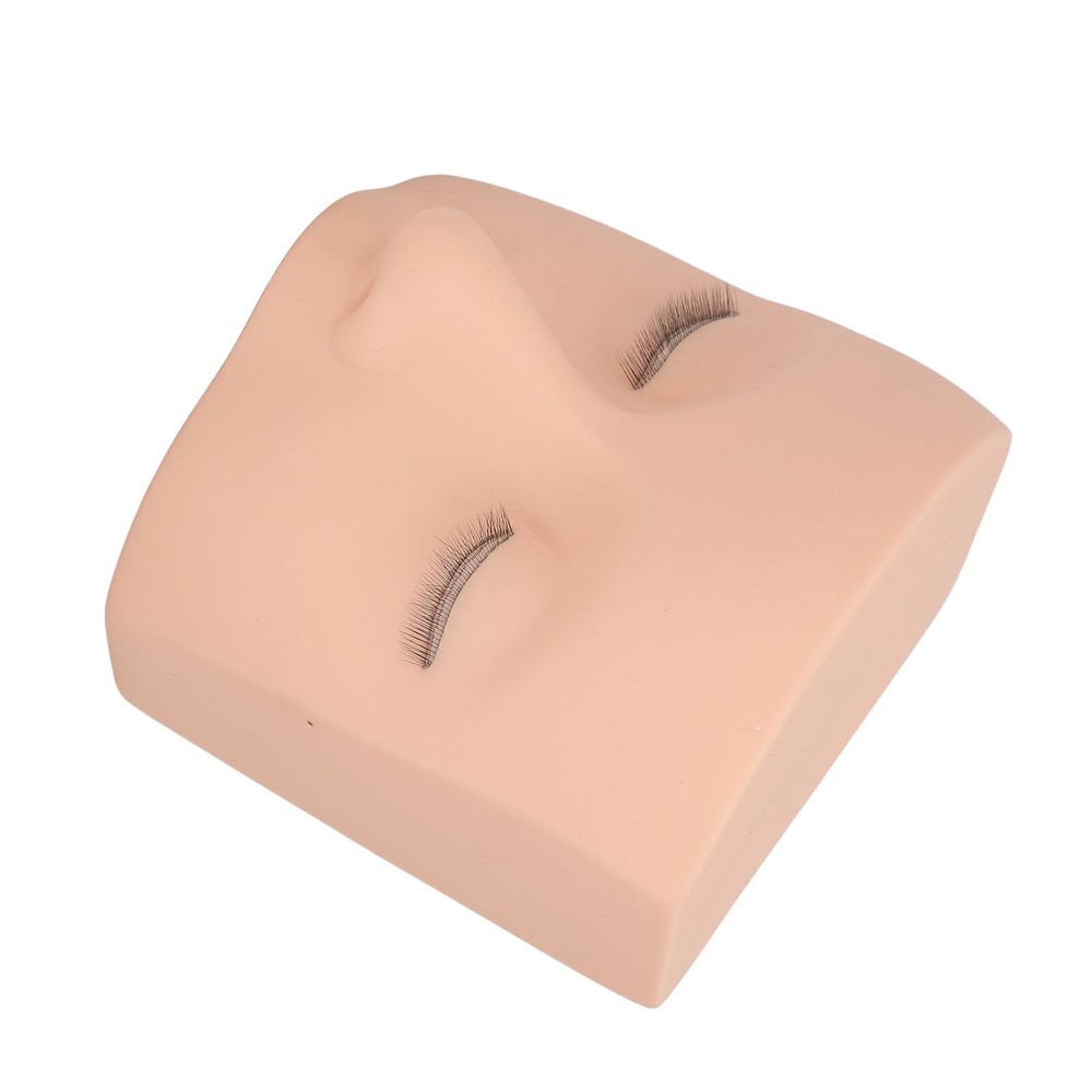 Eyelash Extension Mannequin Head PVC Realistic Comfortable Touch Reusable