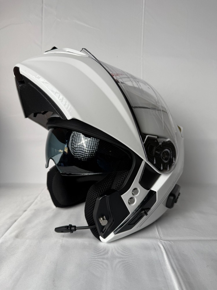 Sena Outrush R Modular Flip-up Motorcycle Helmet White Bluetooth