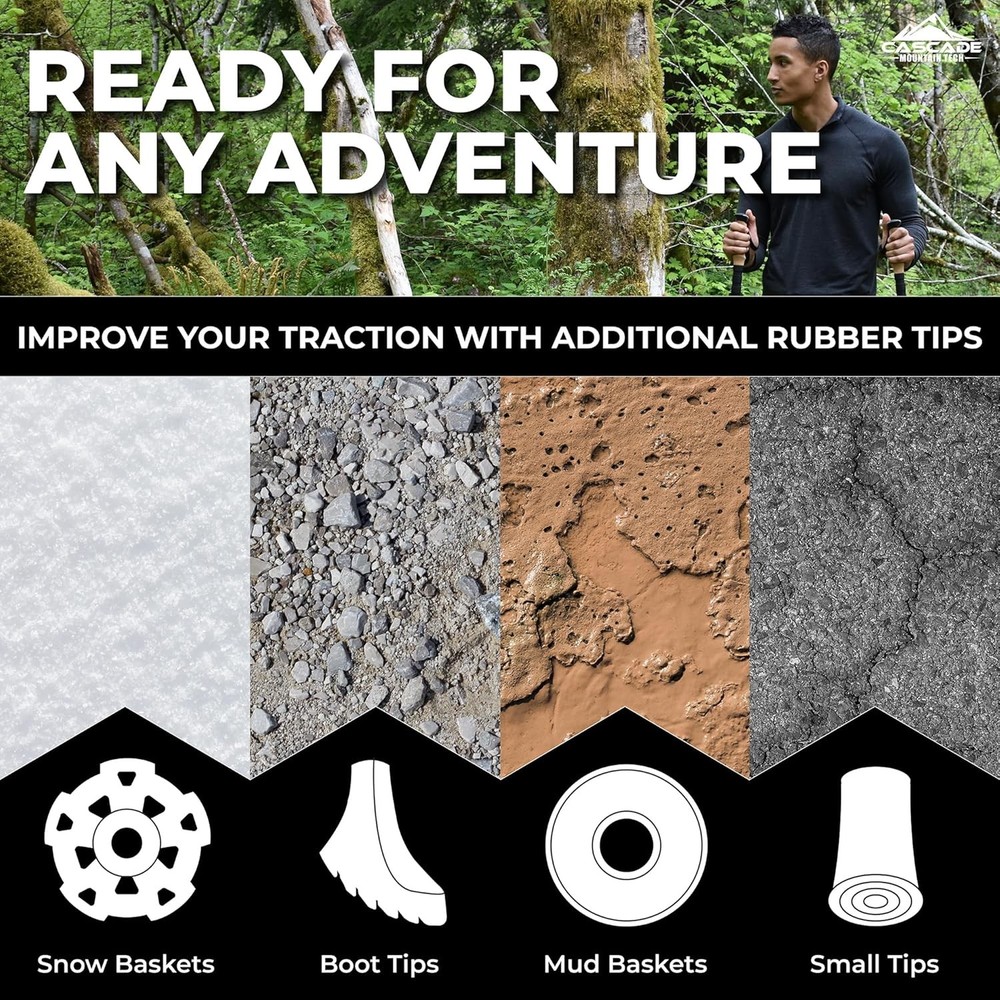 Cascade Mountain Tech Trekking Poles