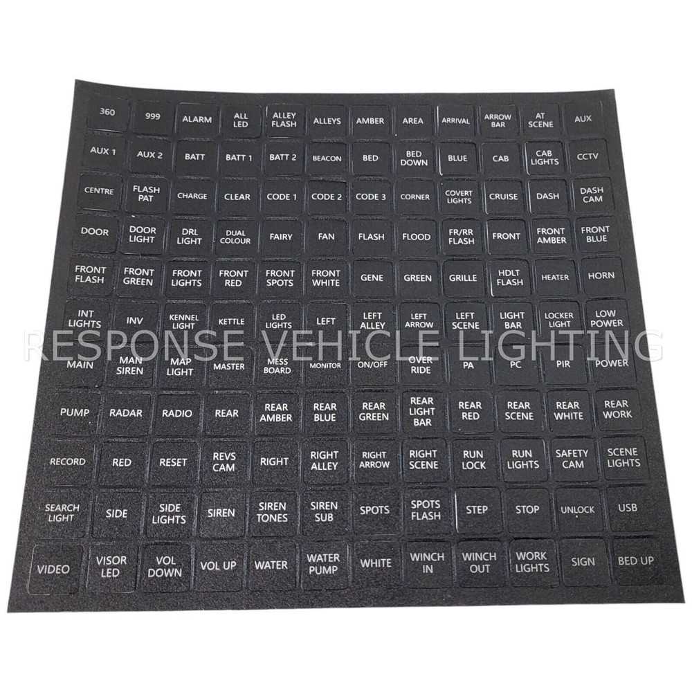 12v Switch Control Panel, Amber LED Light Bars Work Strobe Car Self Adhesive 24v