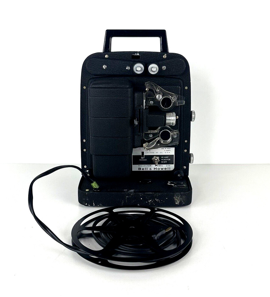 Vintage Bell & Howell Model 256 Autoload 8mm Portable Projector Tested Working