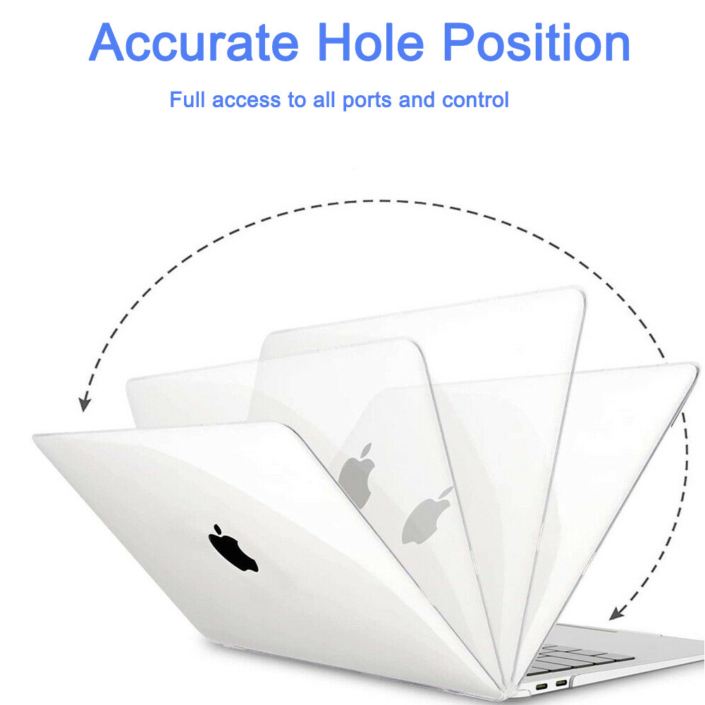 F 2020 MacBook Air 13" M1 A2179 A2337 Clear Case Shell & Keyboard LCD Protector