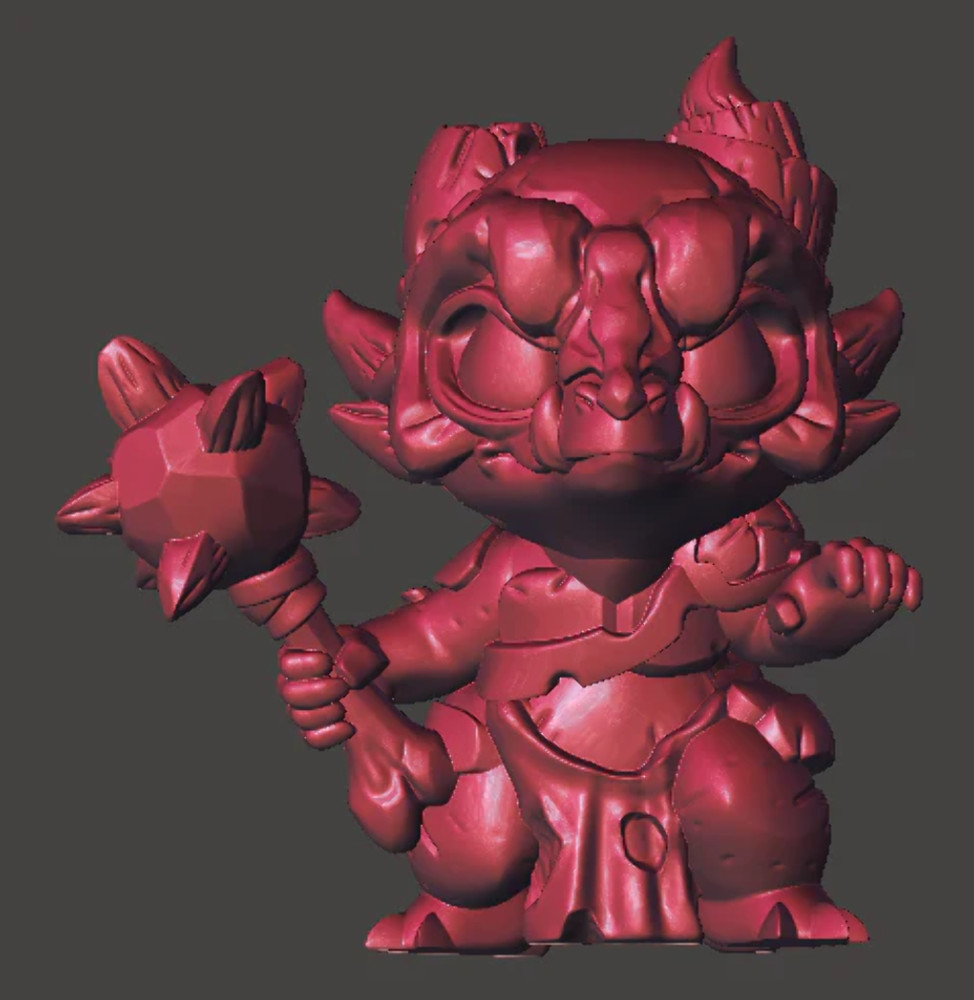 Capsule Chibi - Bone Order Dragonkin (Mace)