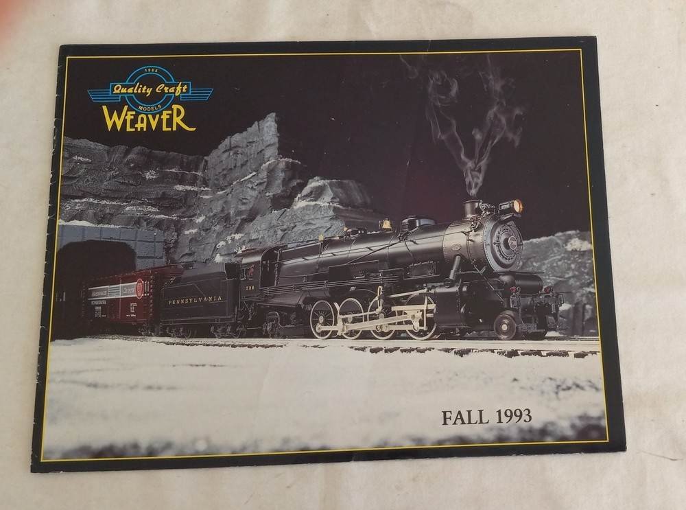 WEAVER Models FALL 1993 Catalog Excellent Condition 10 Pages