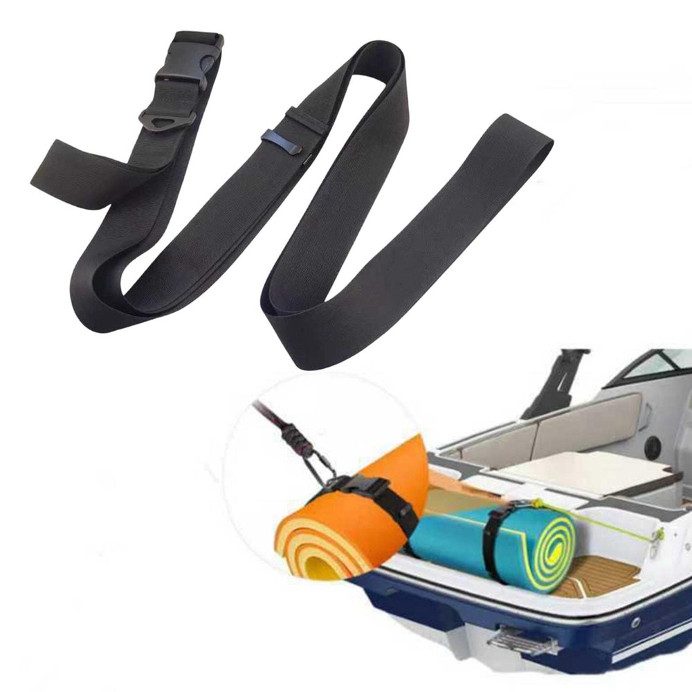 Floating Mat Strap Securing Strap Comfortable Carry Loops Reusable Polyester