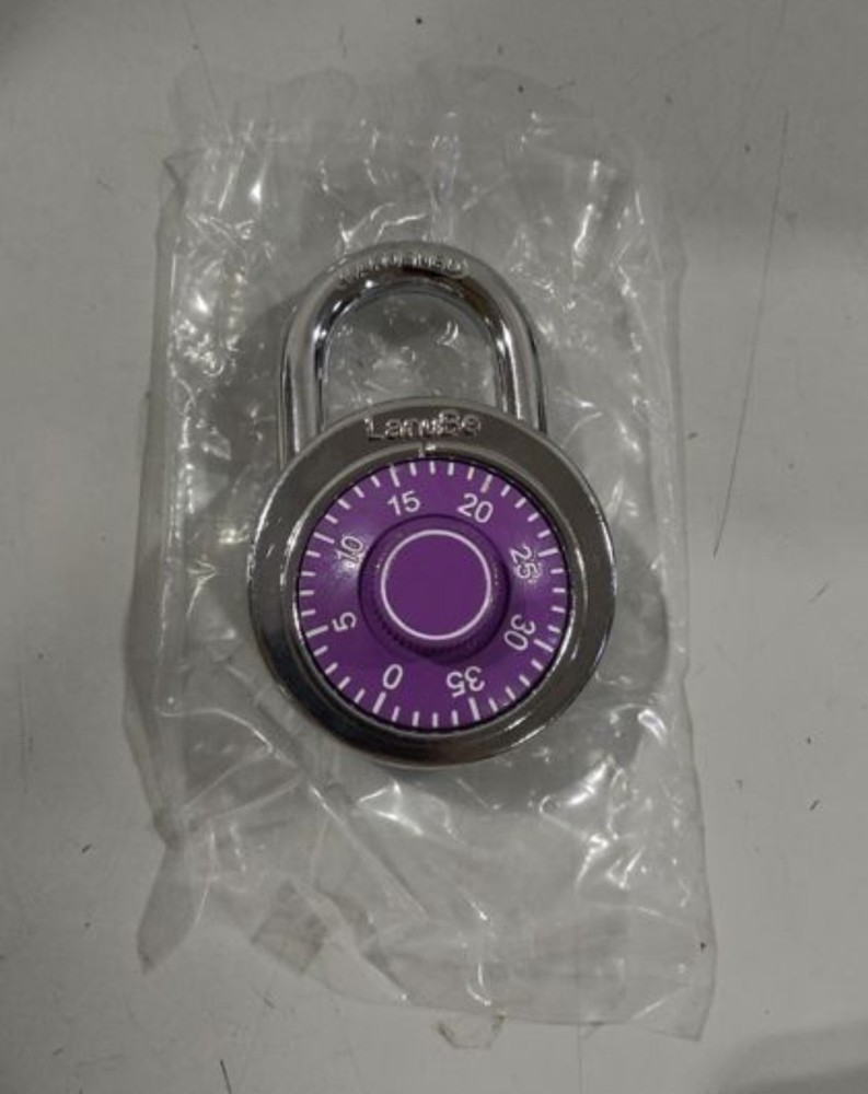 LanuBe Standard Dial Combination Lock 2 inches.Wide, with Different Combinations