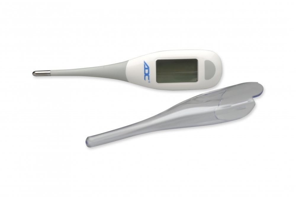 User-Friendly Digital Thermometer with Color-Coded Backlighting & Probe Sheaths