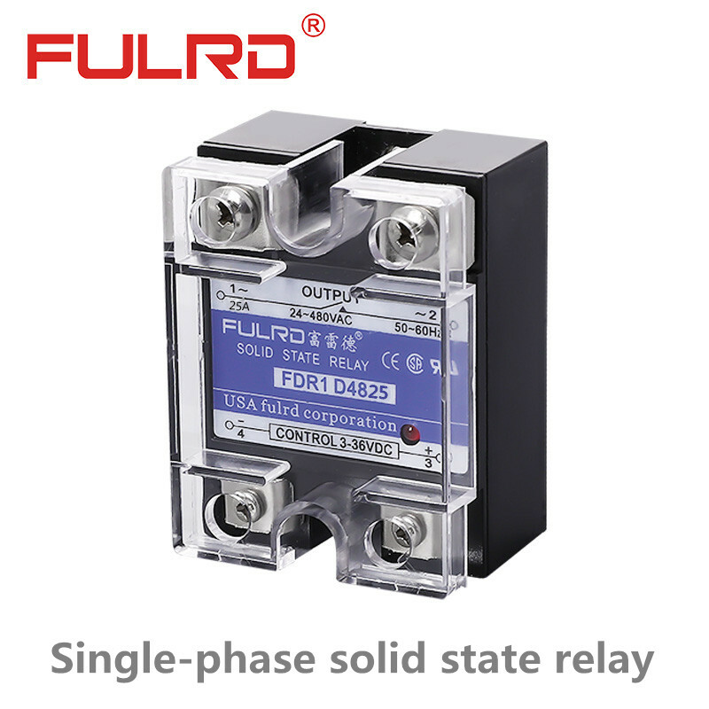 FULRD FDR1 D4825 25A DC-controlled AC single-phase solid state relay SSR-25DA