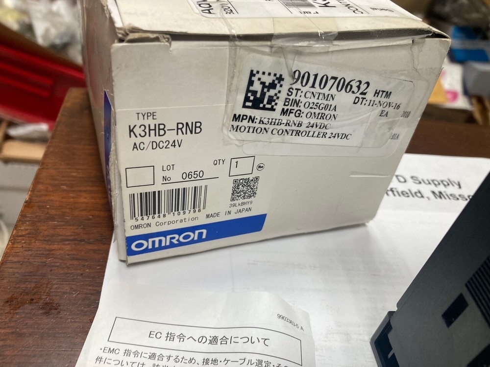 Omron K3HB-RNB AC/DC24V, Digital Rotary Pulse Meter / Indicator, Flush Mount