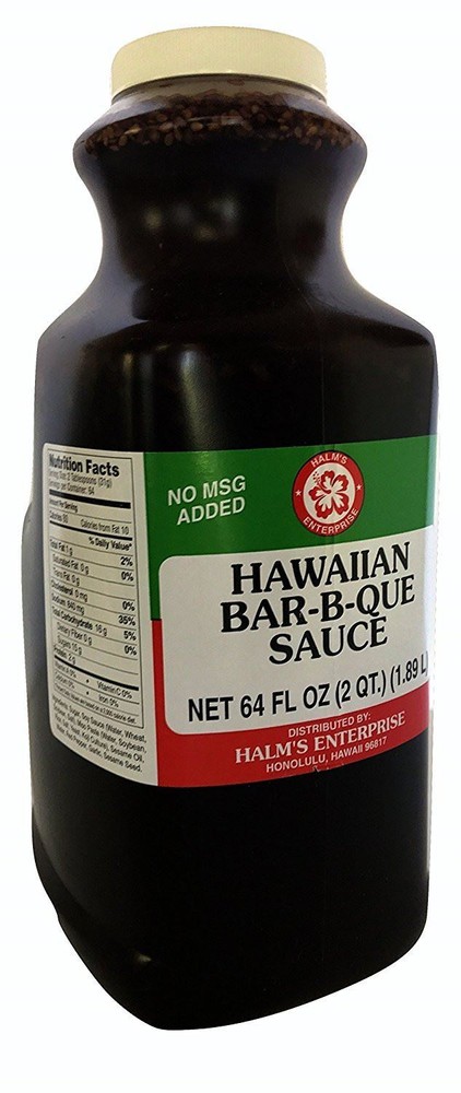 Halm's Hawaiian BBQ Bar-B-Que Sauce Hawaii