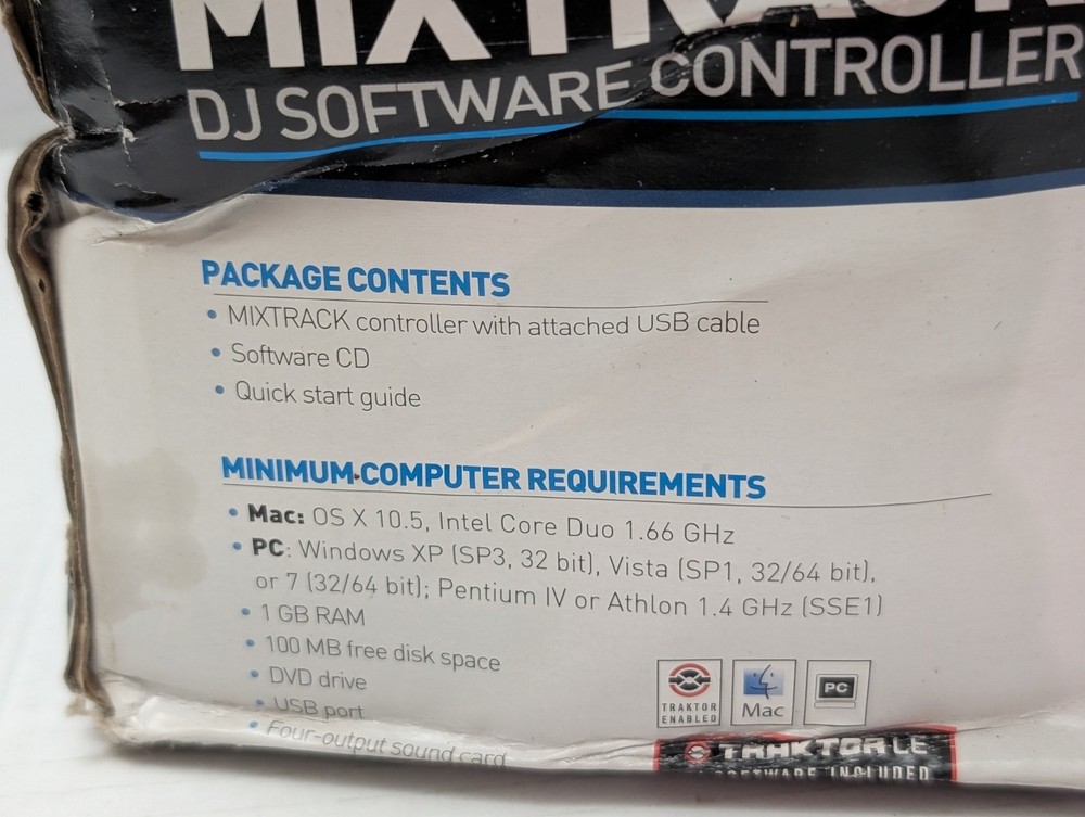 Numark Mixtrack DJ Controller Tested Works With Virtual DJ No Software Included
