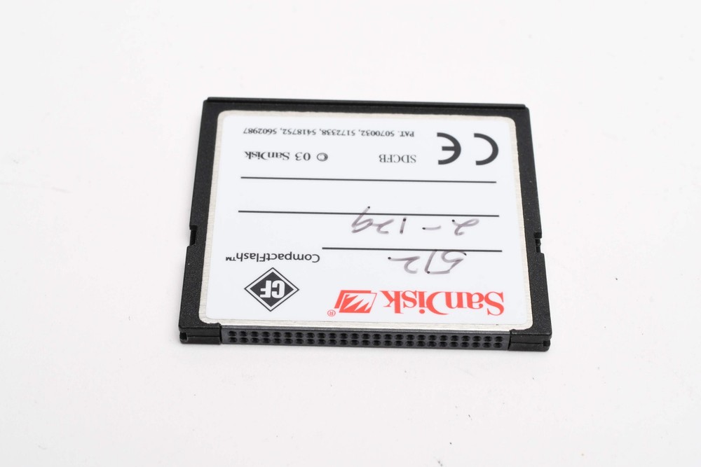 SanDisk 512 CF Compact Flash Card in Jewel Case, Formatted