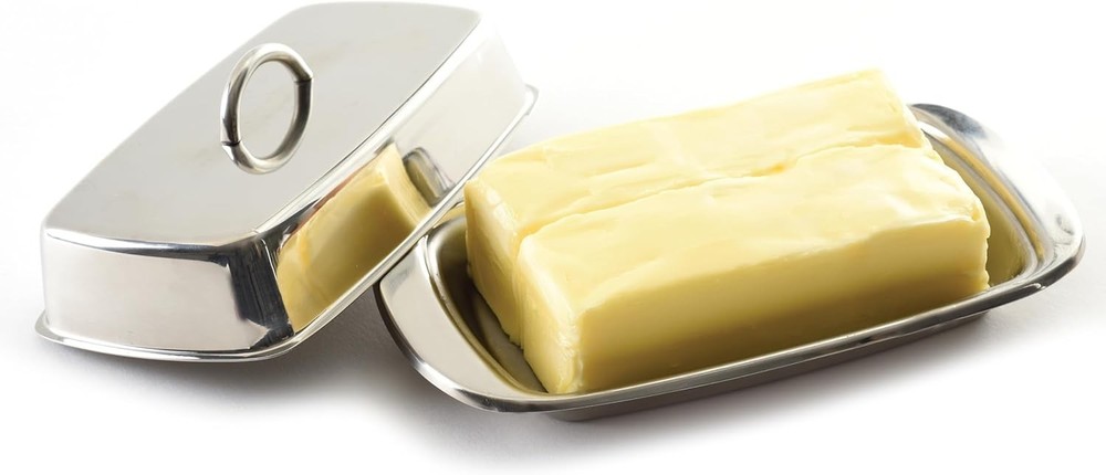Polished Silver Double Covered Butter Dish – The Ultimate Kitchen Elegance