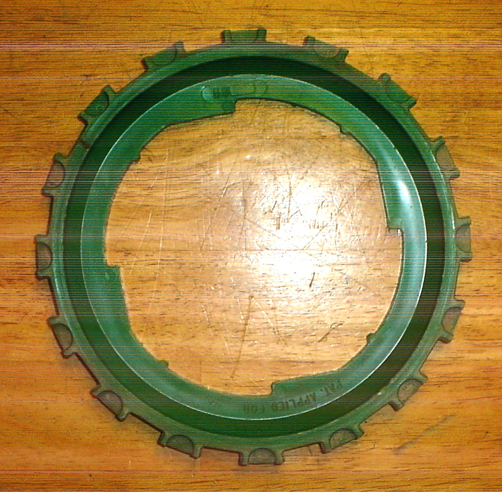 Vintage John Deere B8 Green Plastic Seed Corn Planter Plate (Used)
