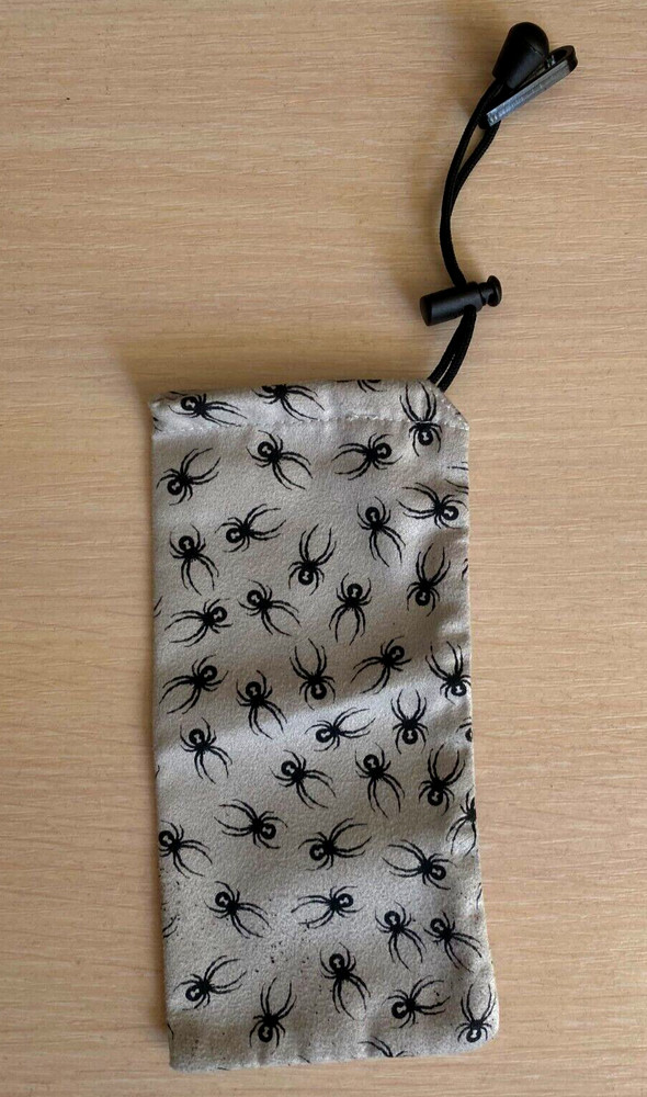 Spyder case from a ski jacket for wiping a ski mask