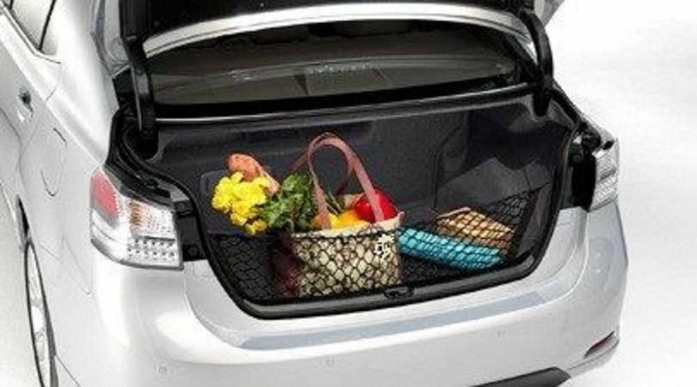 Rear Trunk Envelope Style Mesh Organizer Cargo Net for LEXUS HS250h 2010-2012