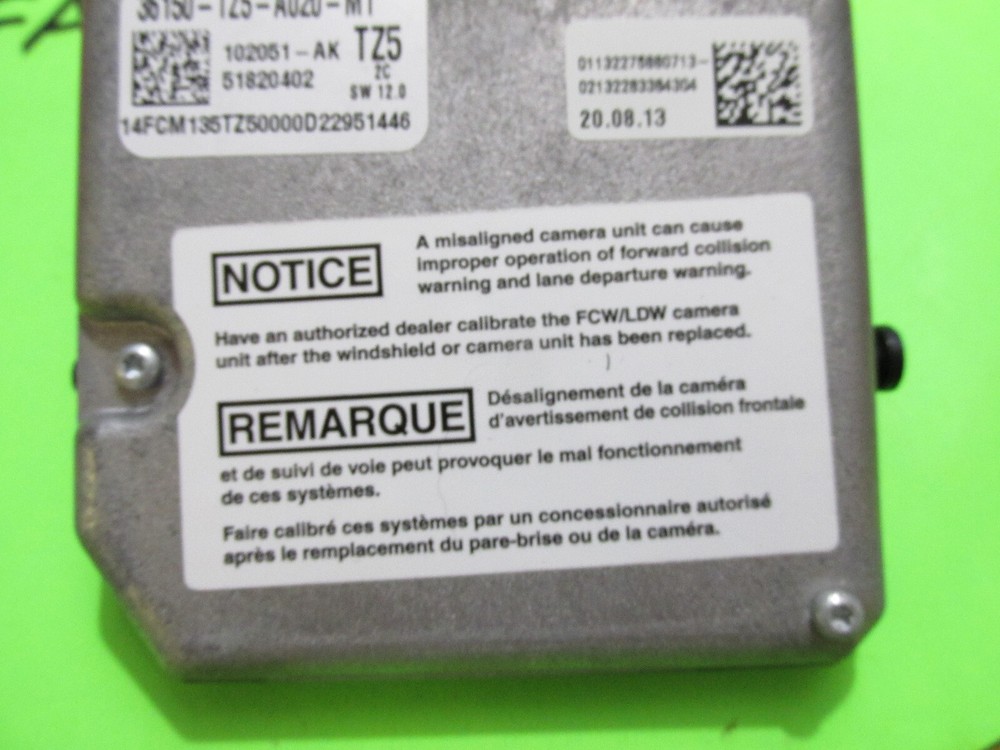 MDX, 2014-15 Acura MDX FRONT CAMERA