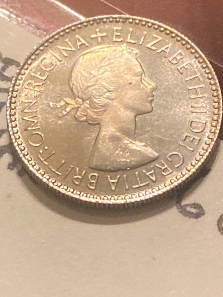 ** Great Britain ** Elizabeth II ** 1953 Proof Sixpence **