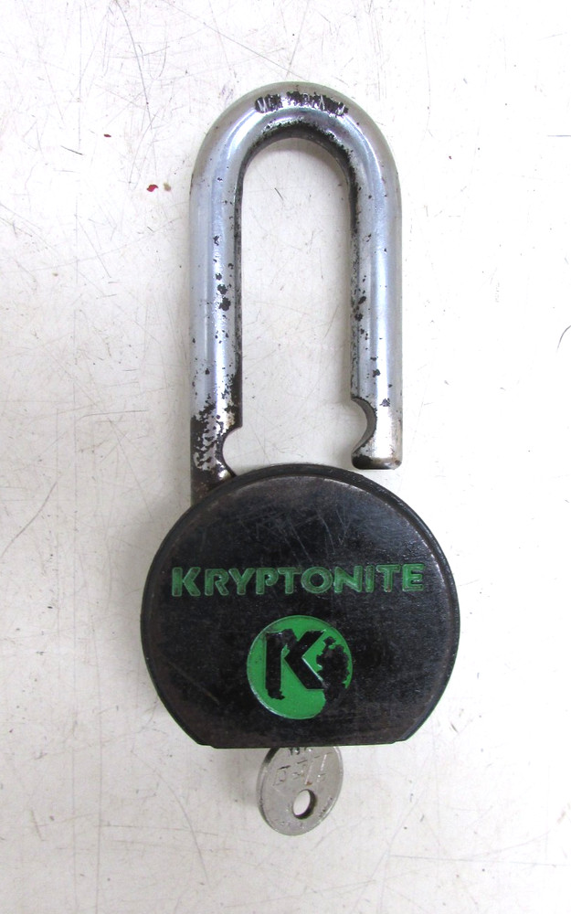 KRYPTONITE 2" SHACKLE KEYED HEAVY DUTY SOLID STEEL PADLOCK, 851226