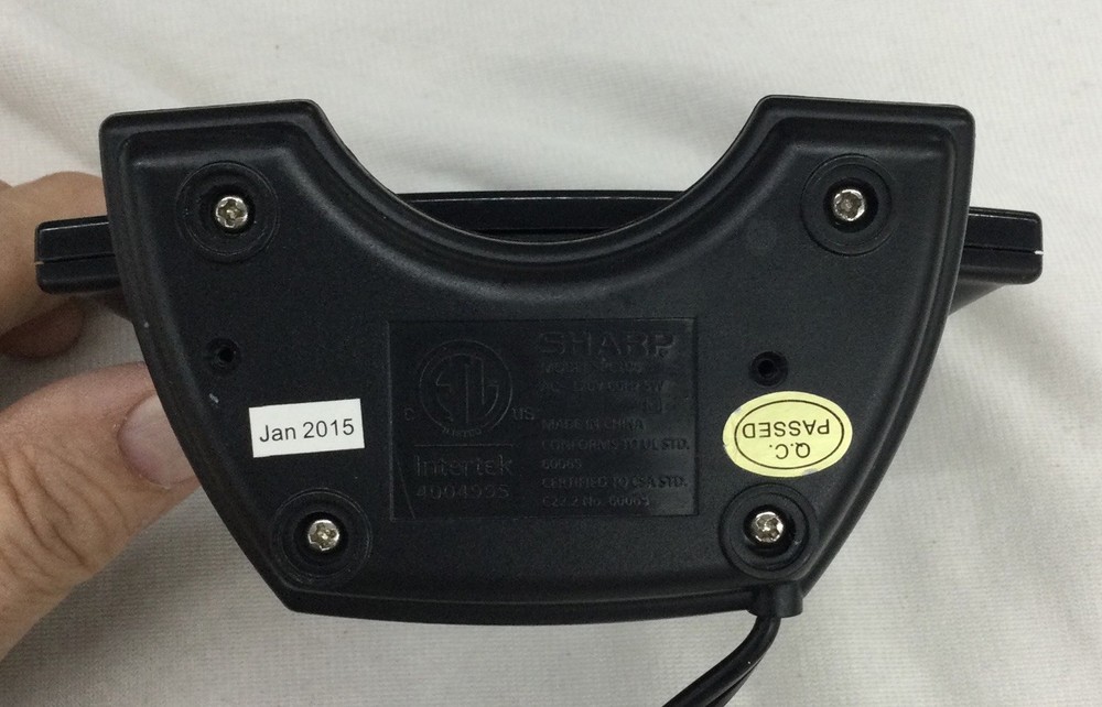 Sharp Model SPC106 Digital Alarm Clock (Large Blue Display) Works c5