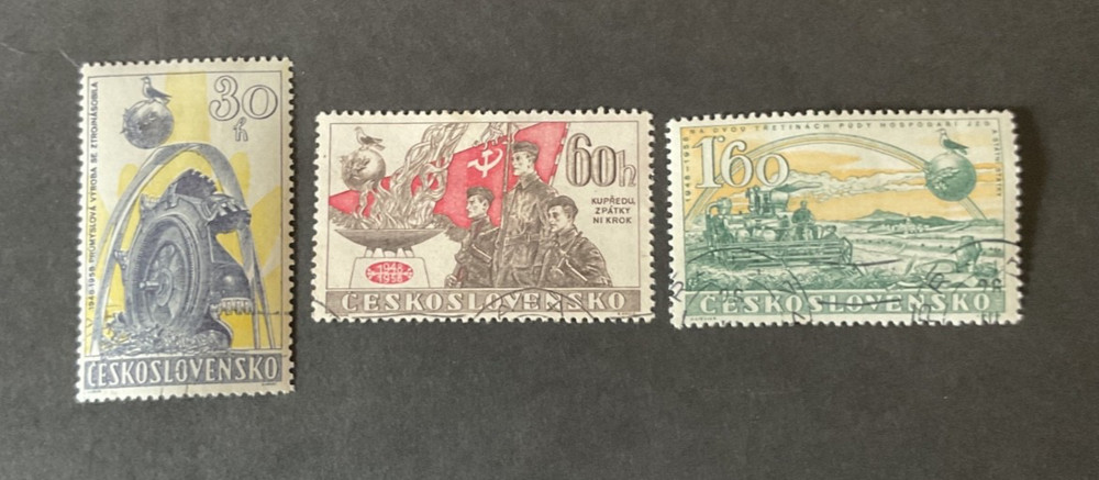 Stamps Czechoslovakia Scott #846-8 used