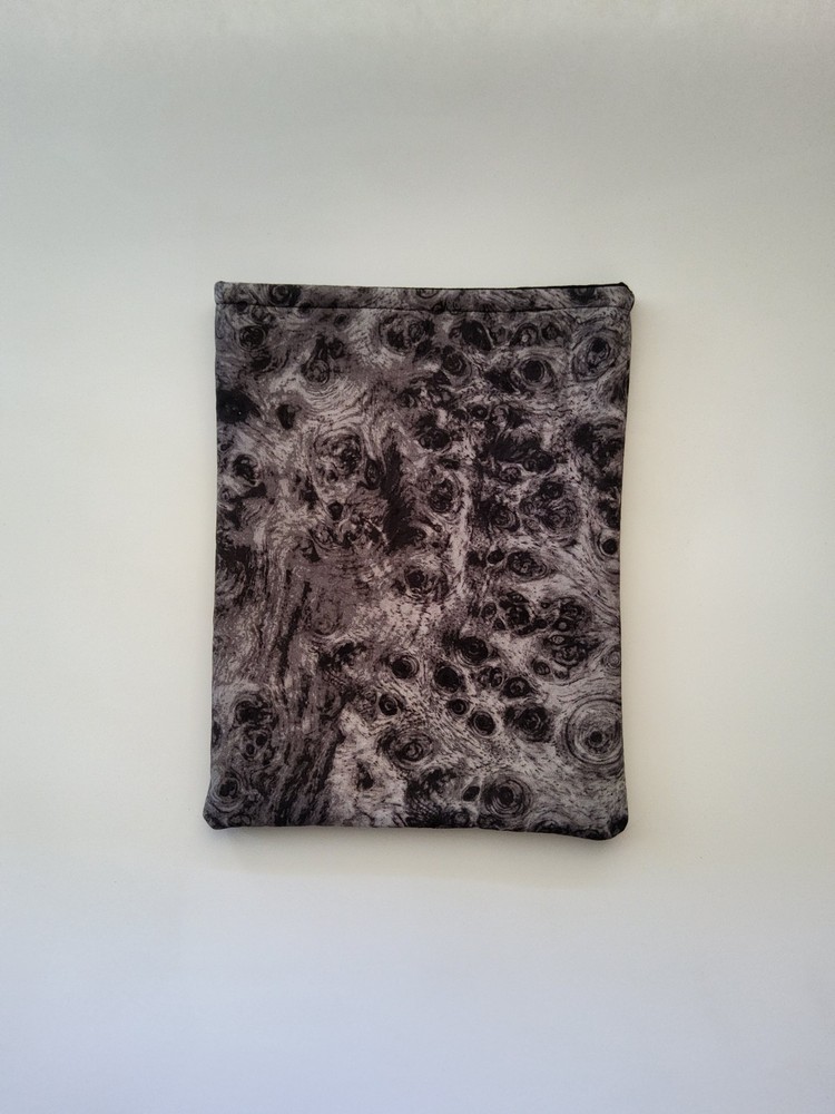 Black and Grey Swirl Book Sleeve