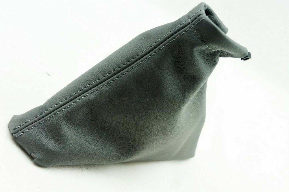 E Brake Boot Cover Leather for Nissan Frontier 2005-2019 Gray