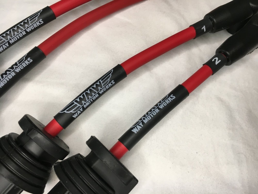 WMW Performance Red Spark Plug Wire Set For 2002-2006 MINI Cooper R50 R52 R53 