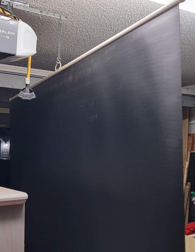 PANOVIEW Projection Screen Pull Down Manual White 91" Diagonal 87" Long