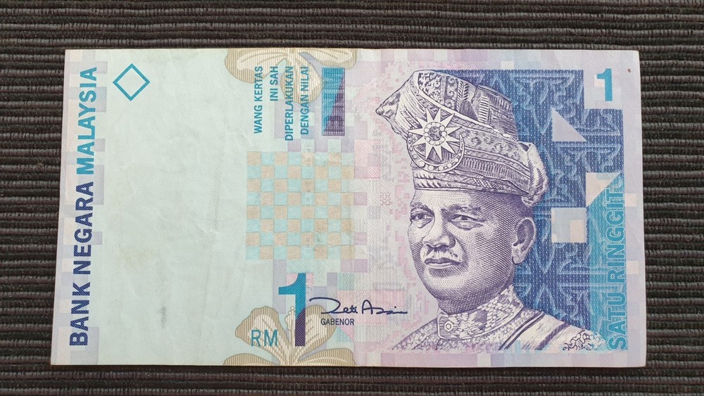 MALAYSIA $1 Ringgit 1998 2000 P39b VF Banknote
