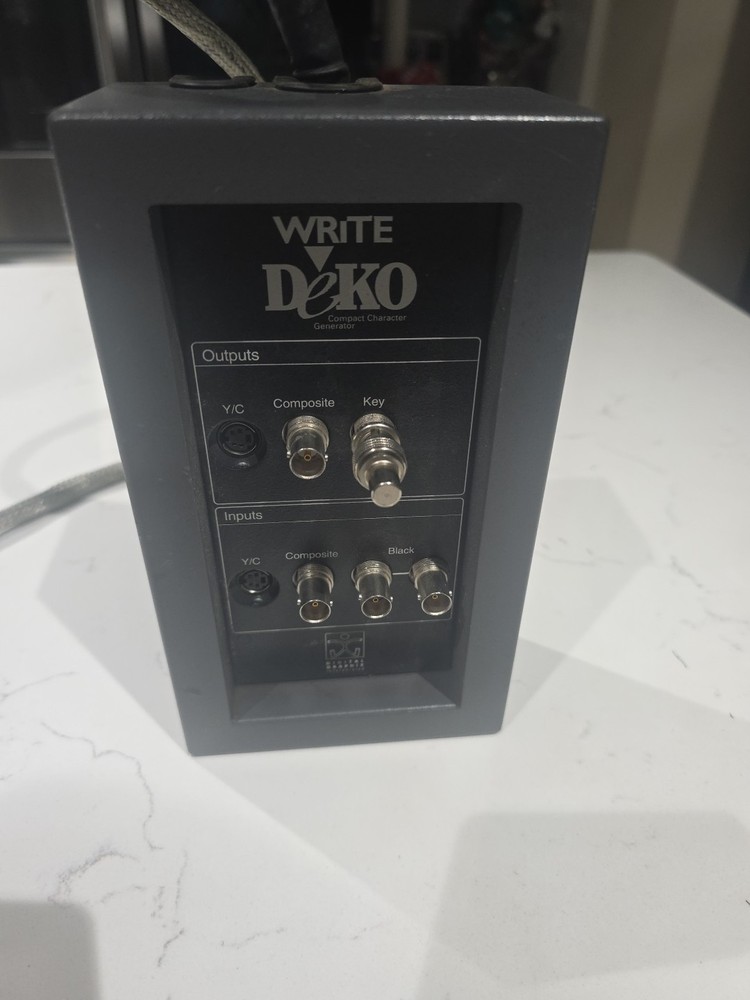 Deko Compact Character Generator Pinnacle Systems