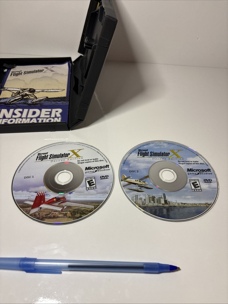 Microsoft 2006 Flight Simulator X Deluxe Edition PC Game Windows