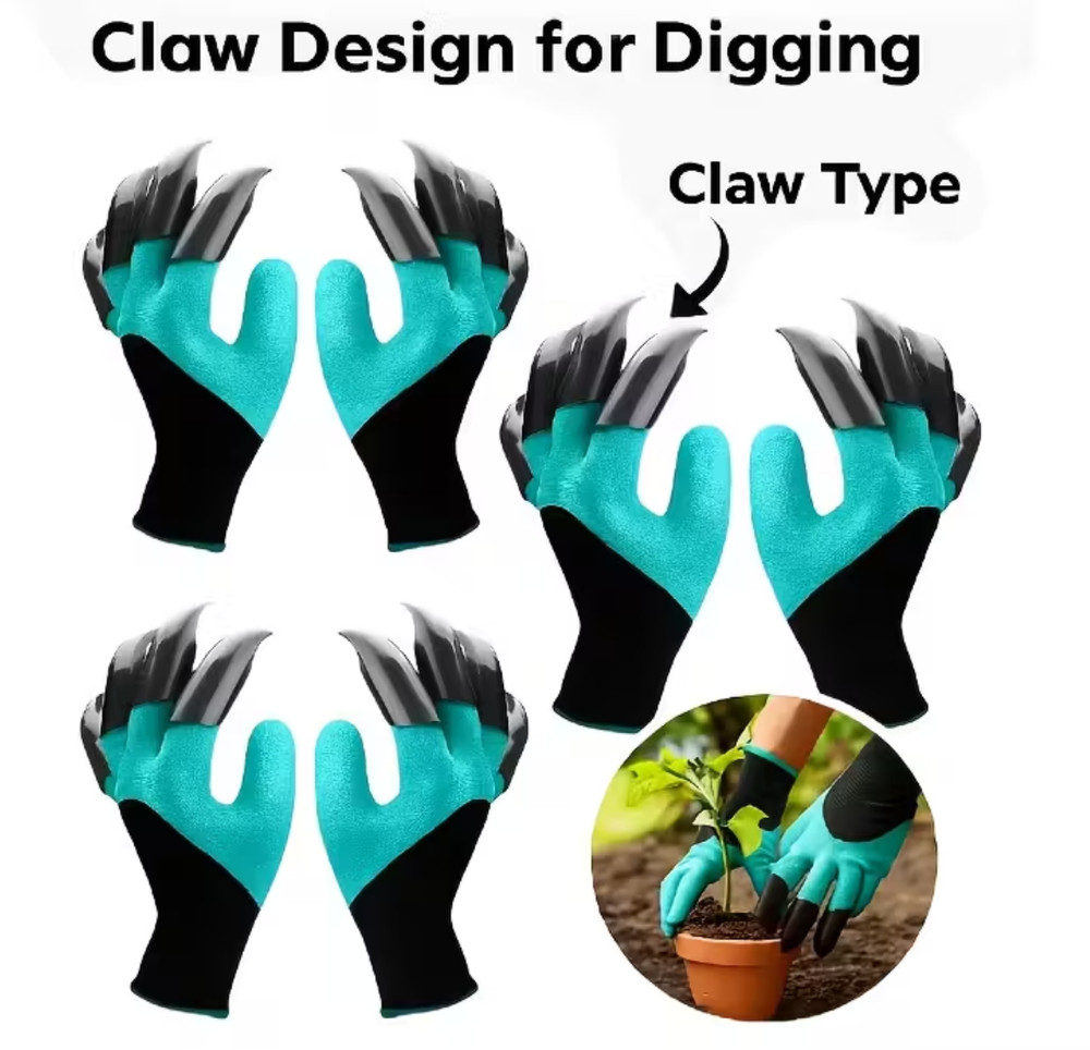 Gardening Gloves with Claws