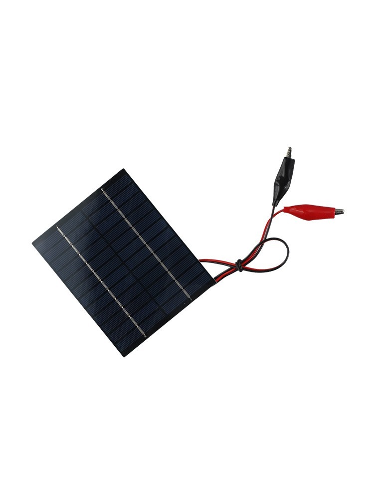 Outdoor Use 10W 12V Solar Panel with Clips Great for Charging Multiple Devices