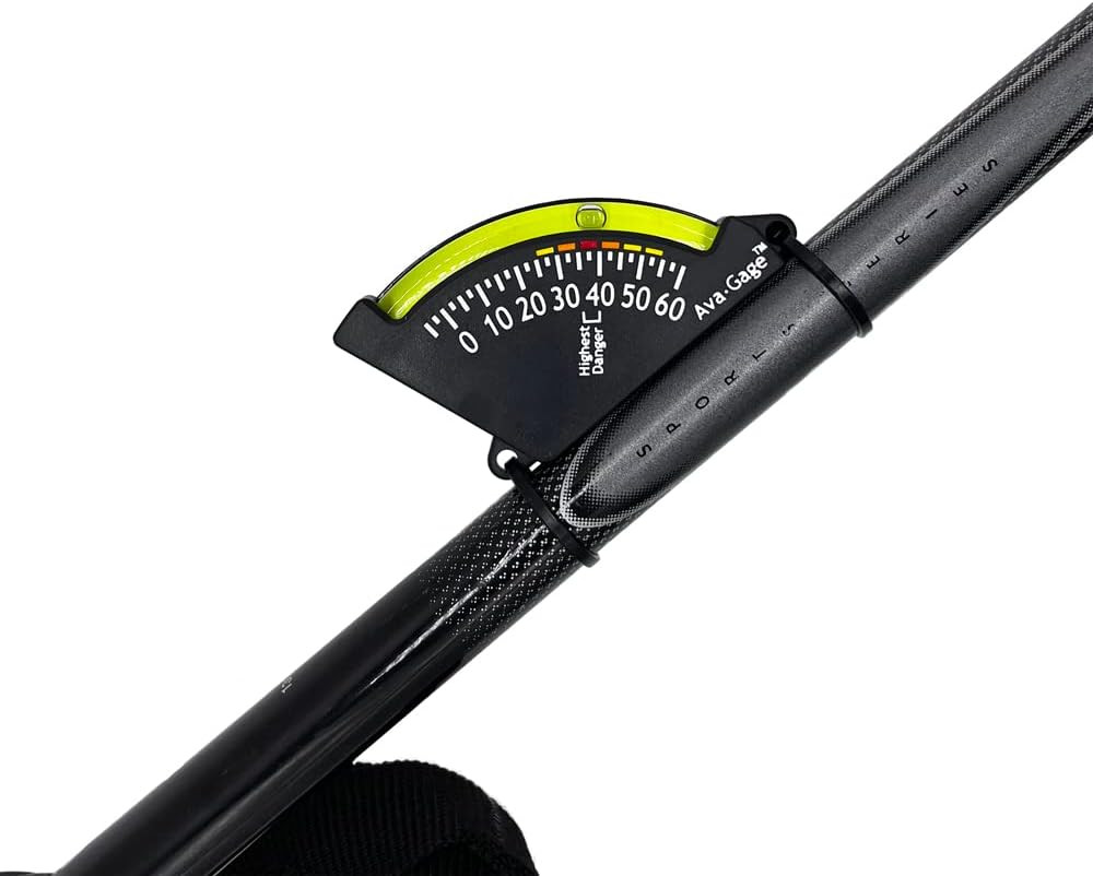 AvaGage - Avalanche Danger Indicator | Skiing and Snowboarding Slope Meter | Tra