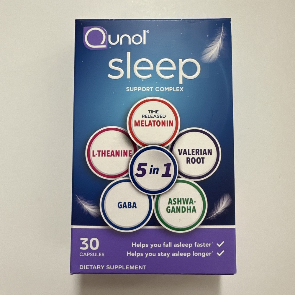 (1) Qunol Sleep Support Complex 5:1 Time Release Melatonin 30ct - 03/26